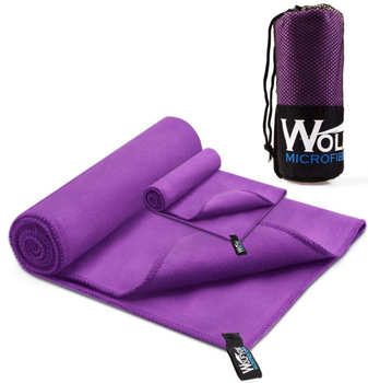2 Pack Ultra Absorbent Microfiber Travel Sports Towel