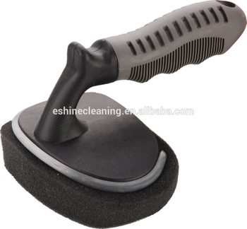 Generic Handle Sponge Car Tire Wax Cleaning Brush
