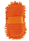 Orange Light Weight Car Care Sponge Microfiber Wash Sponge