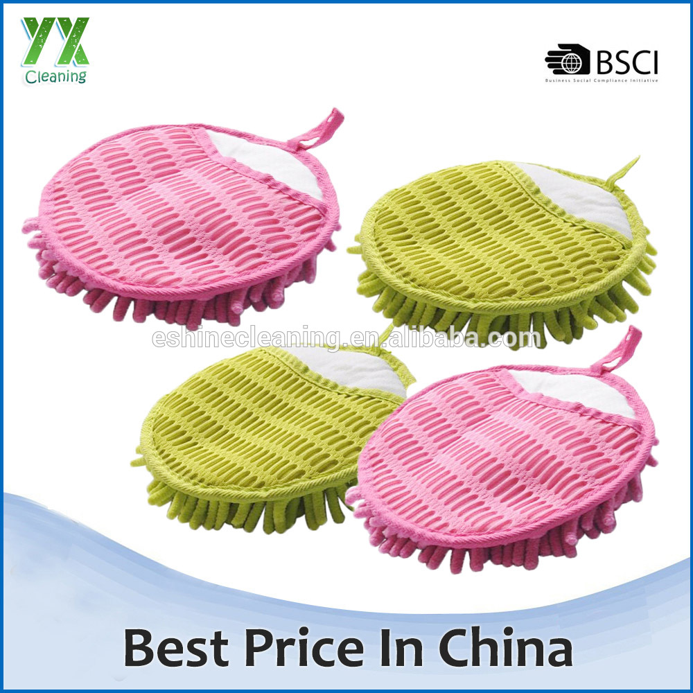 BSCI FACTORY Polyester Car Cleaning Sponge Gloves And Polyamide Material