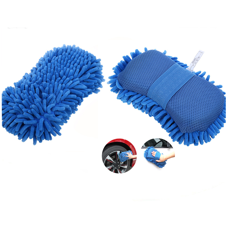 Auto Care Microfiber Soft Ultrafine Fiber Chenille Wash Sponge