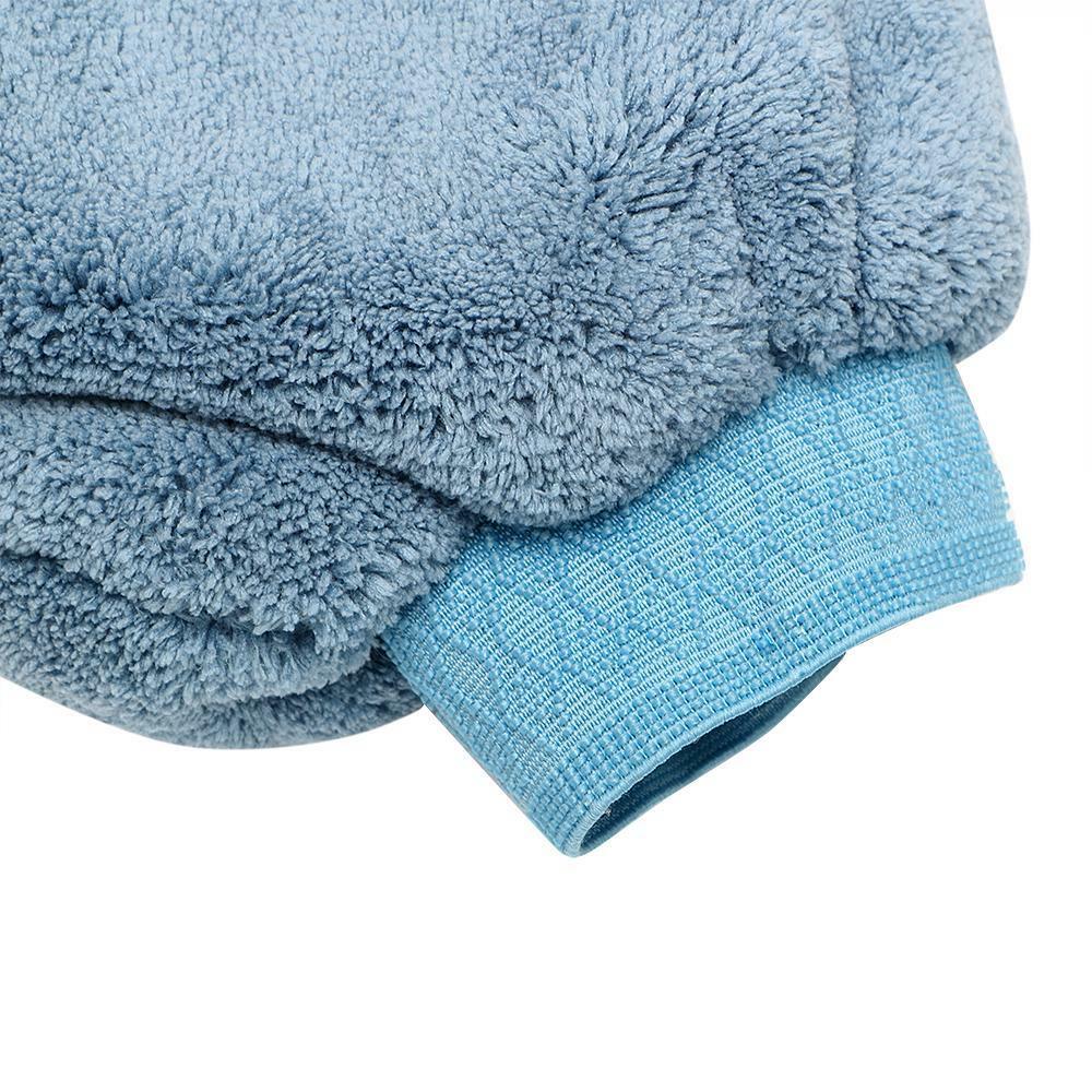 Promotional dual side Car Large Lint Wash Glove microfiber car cleaning mitt