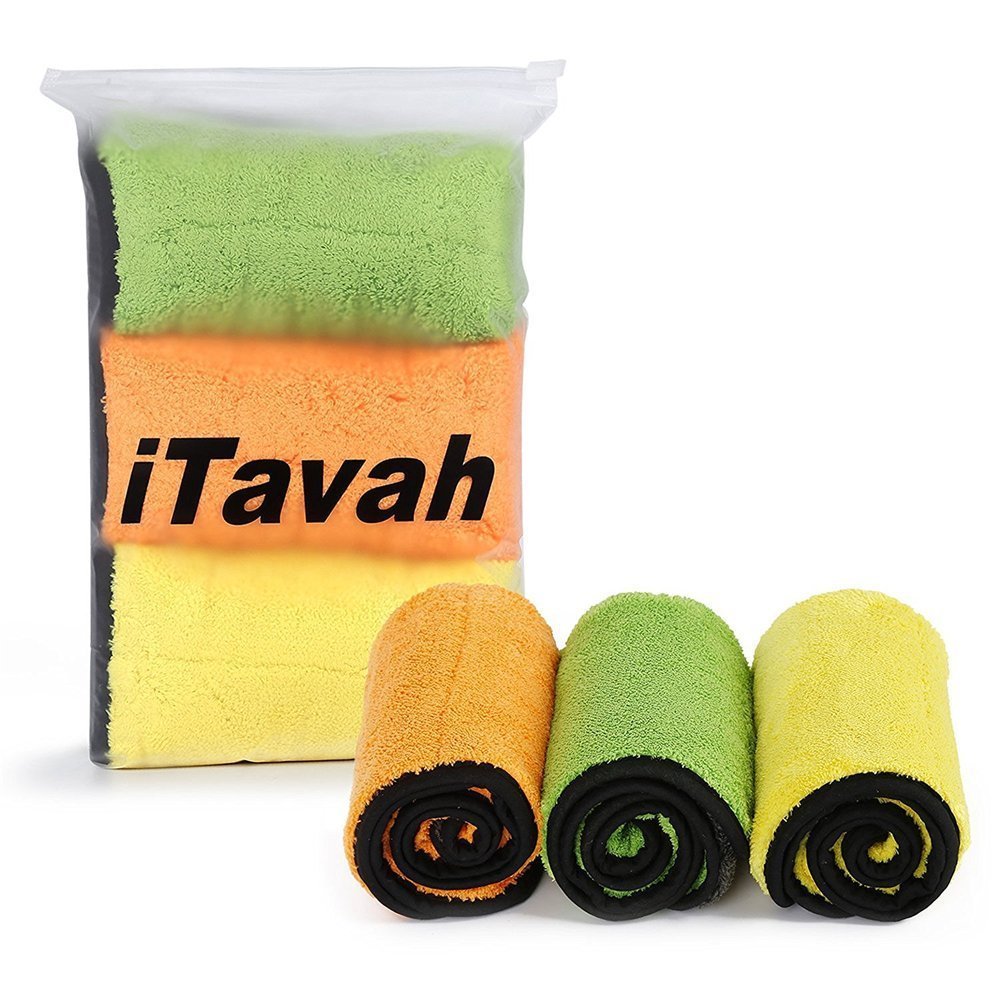 China Supplier 800gsm Super Thick Plush Microfiber Car Cleaning Cloth