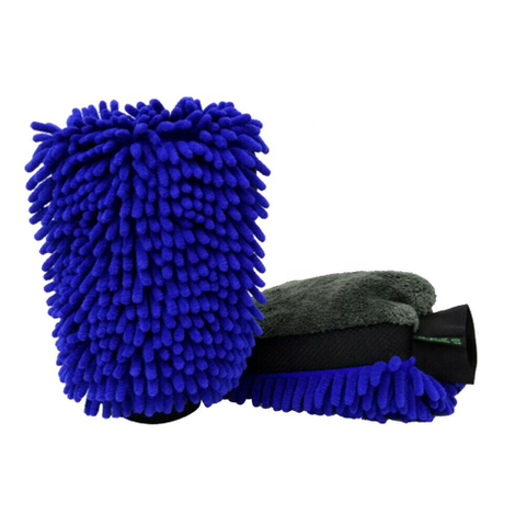 microfiber guante de lavodo chenille waschhands chuh auto glove car wash cleaning mitt