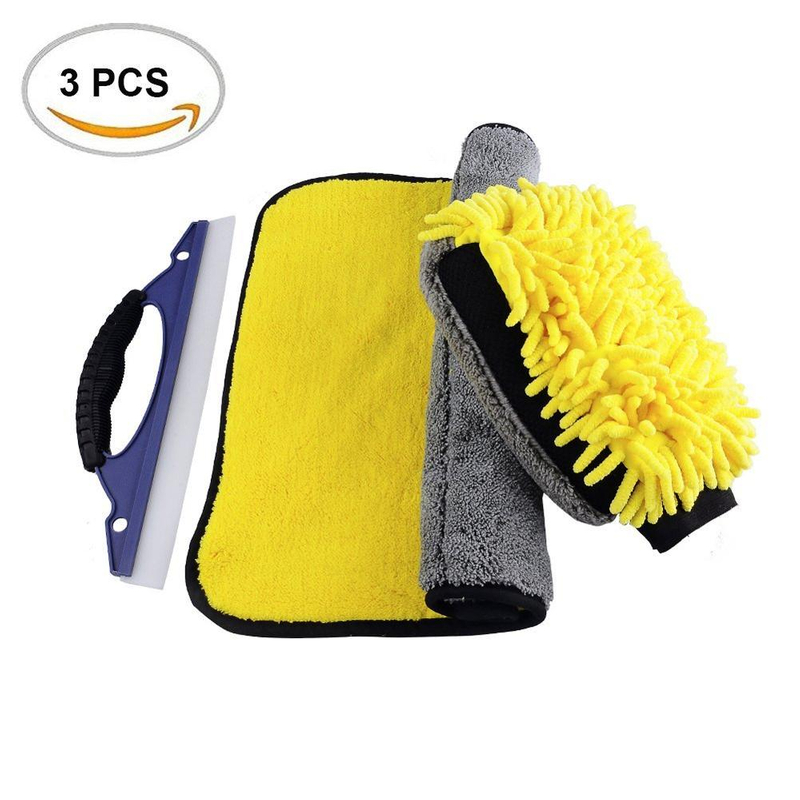 Premium Car Cleaning Microfiber Kit