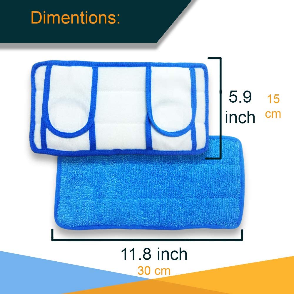 replacement washable microfiber mop pad reusable microfiber mop pads
