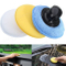 microfiber car wash polishing applicator pad cleaning sponge with holder