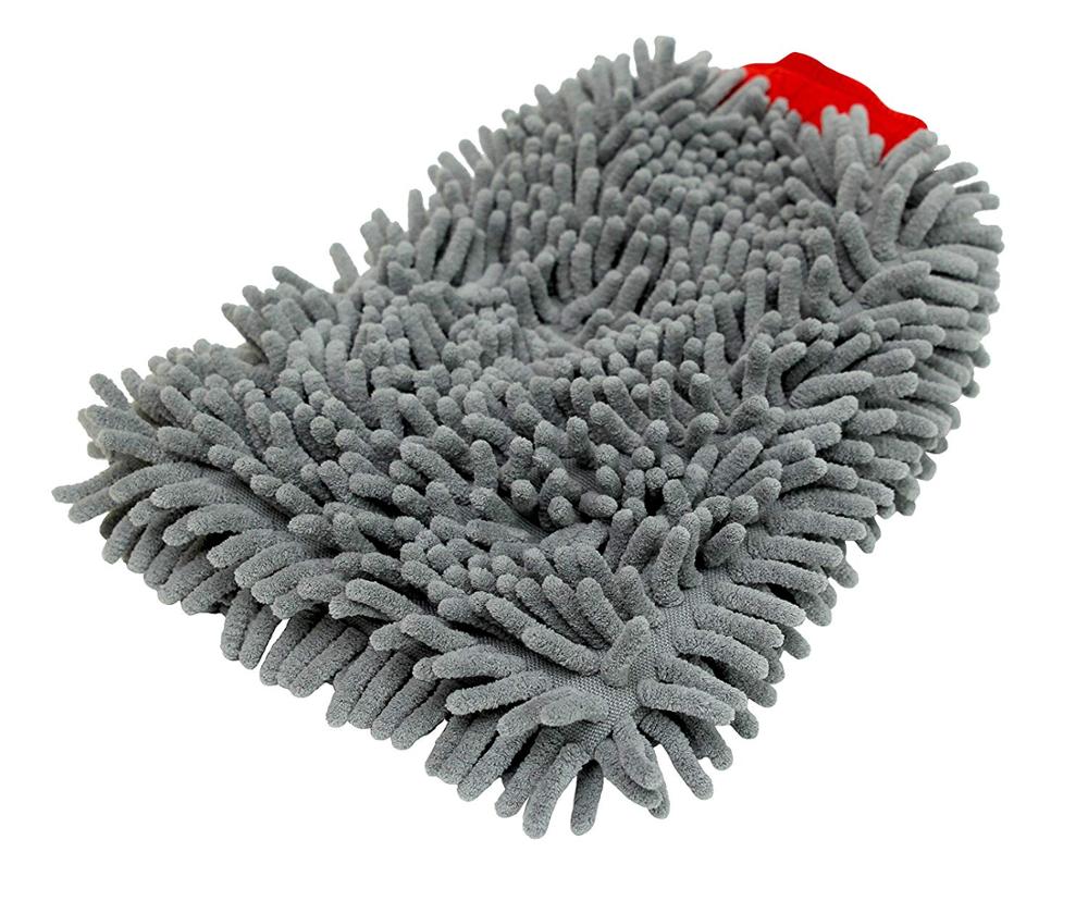 chenille microfiber premium scratch-free polyester car wash mitt