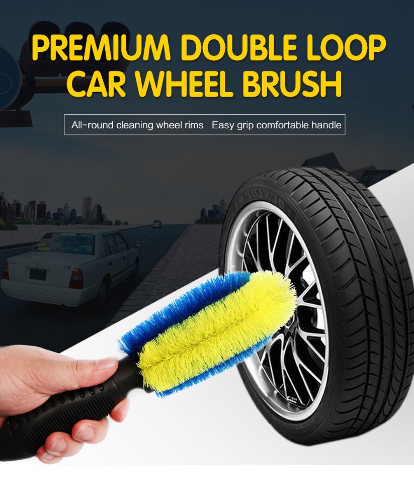 Premium Luxury Double Loop Car Cleaning Brush
