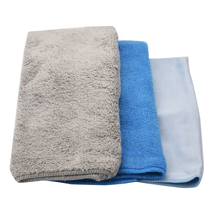 Auto Care microfiber cleaning cloth set polishing microfiber drying towel