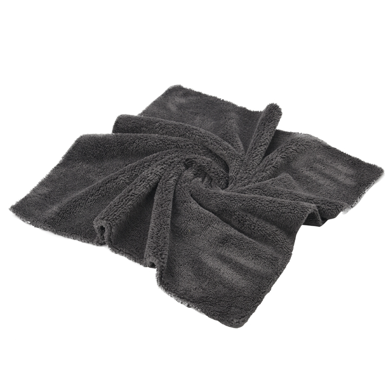 plush edgeless microfiber 400gsm 500gsm car cleaning wash towel