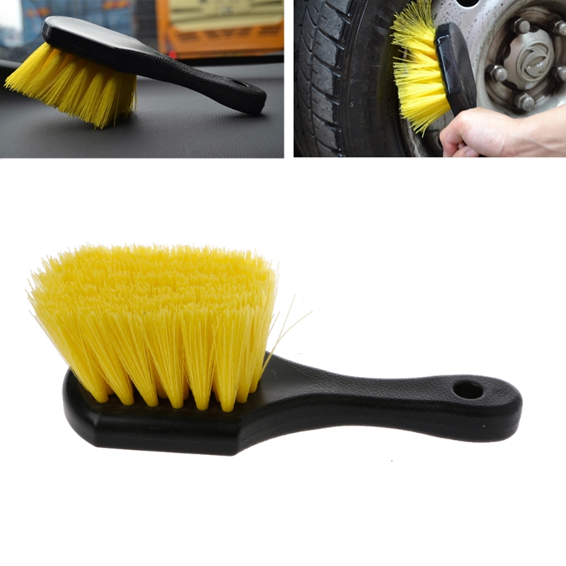 Interior and Exterior Short Handle Wheel Brush