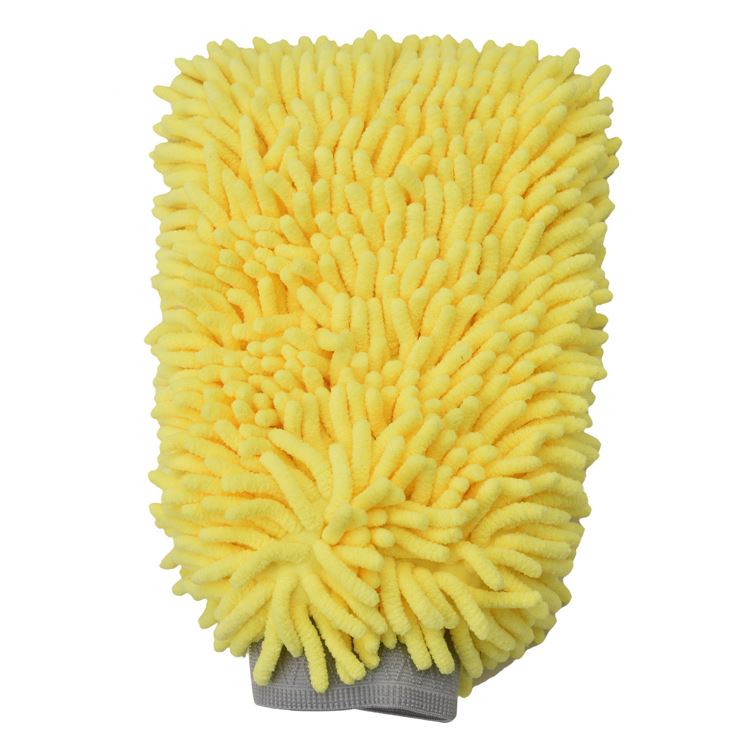 Factory supply Super Premium Double Sided Cleaning car glove microfiber chenille wash mitt