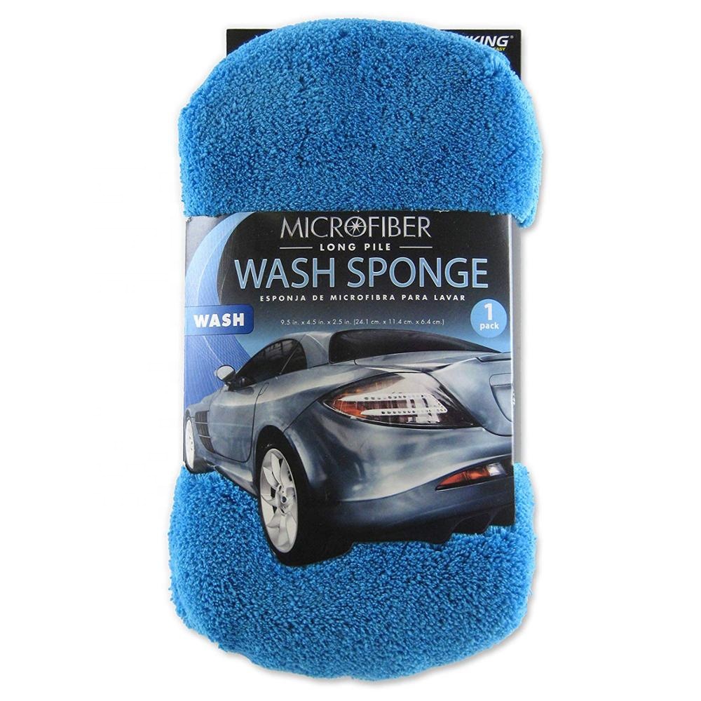 Factory directly washing sponge pads soft microfiber car wax applicator pad