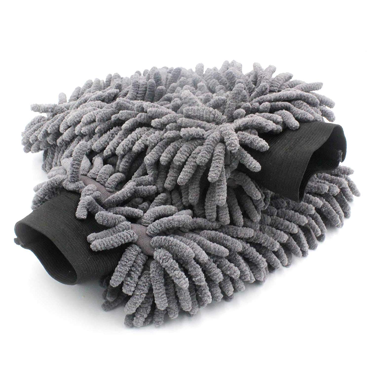 Custom Premium Plush Chenille Double Side microfibra car Wash Mitt